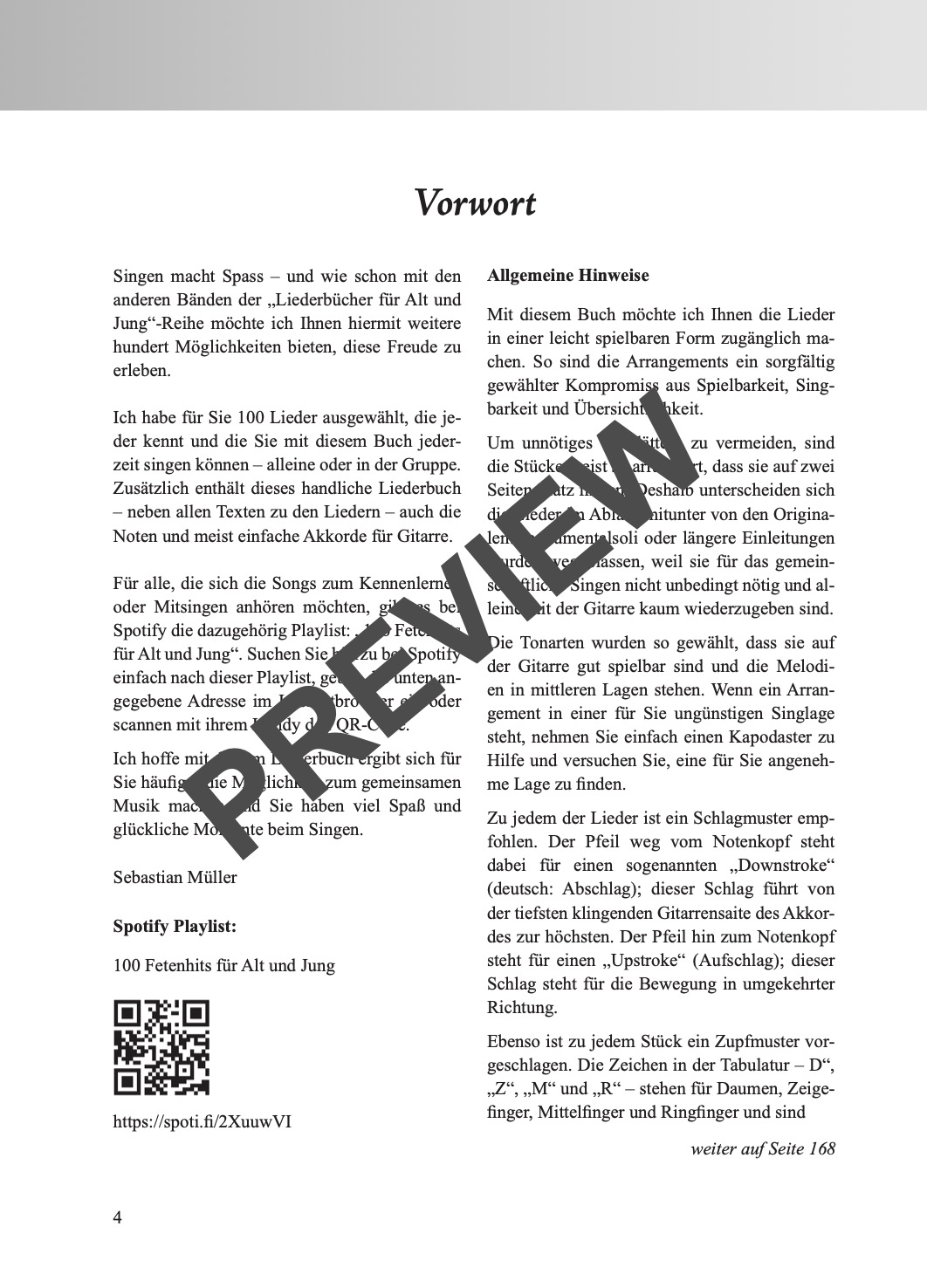 Fetenbuch Gitarre – Beispielseite 6