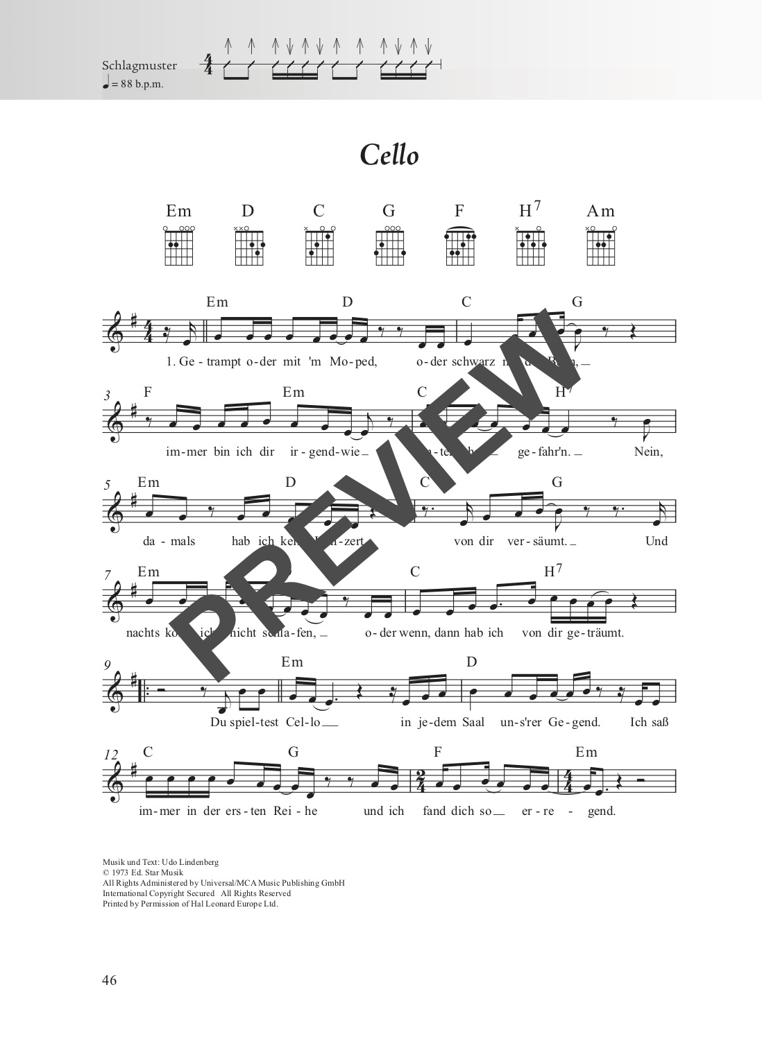 Rock & Pop Fetenbuch 2 Gitarre – Beispielseite 5