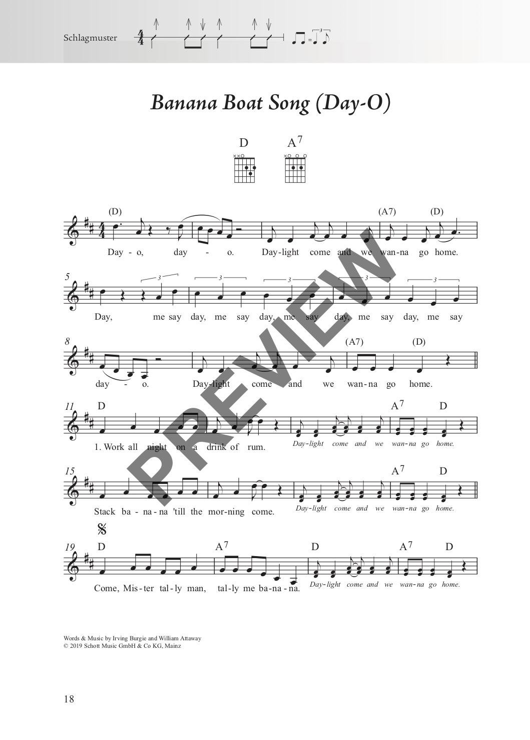Rock & Pop Fetenbuch Gitarre – Beispielseite 4