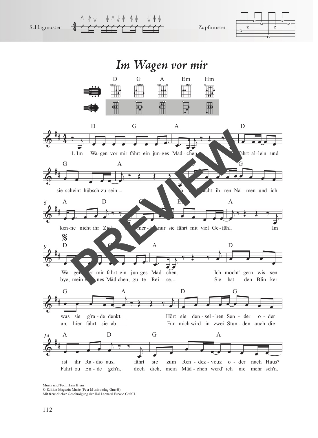 Schlagerbuch XXL – Beispielseite 6