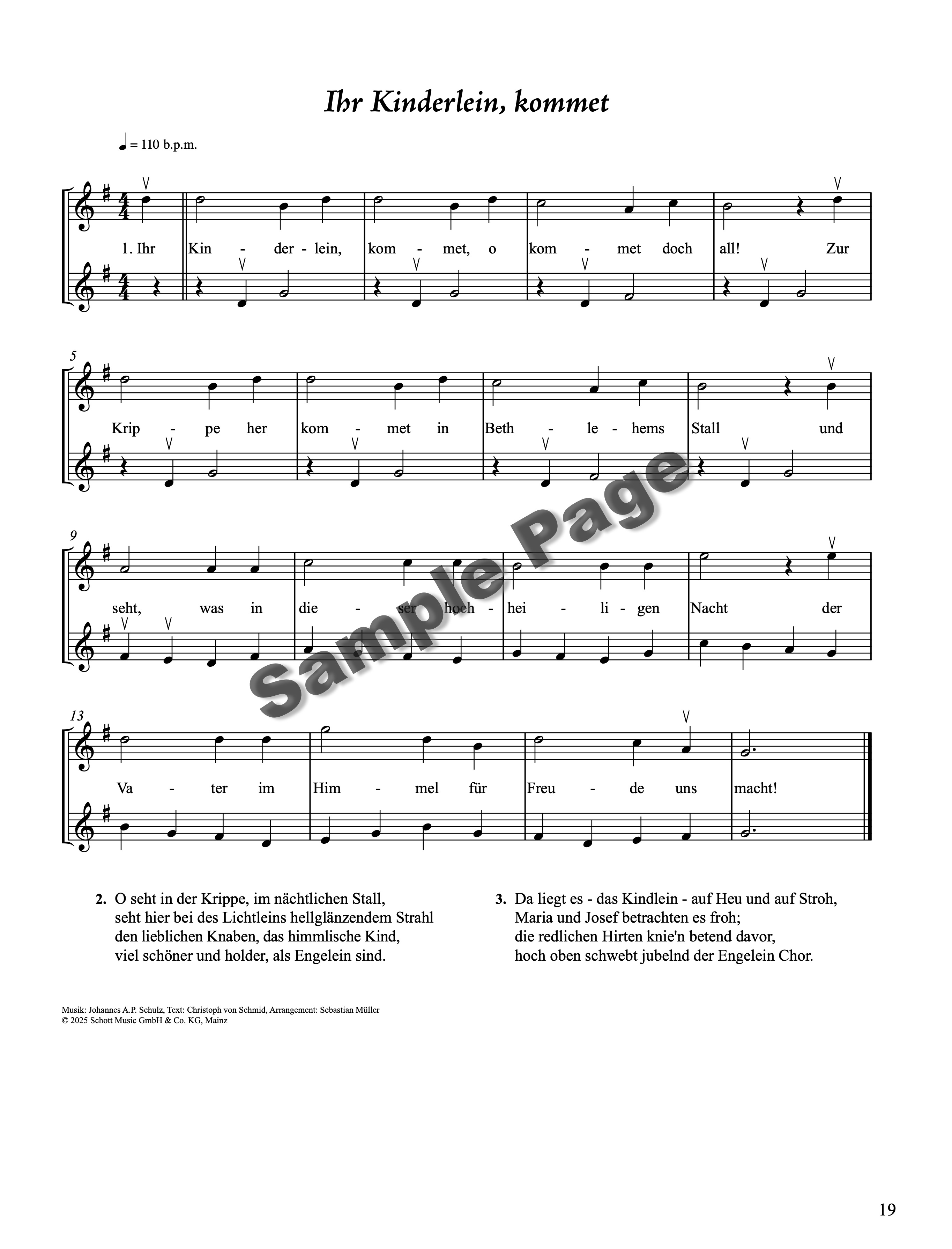 45 Weihnachtslied-Klassiker Violine – Beispielseite 4