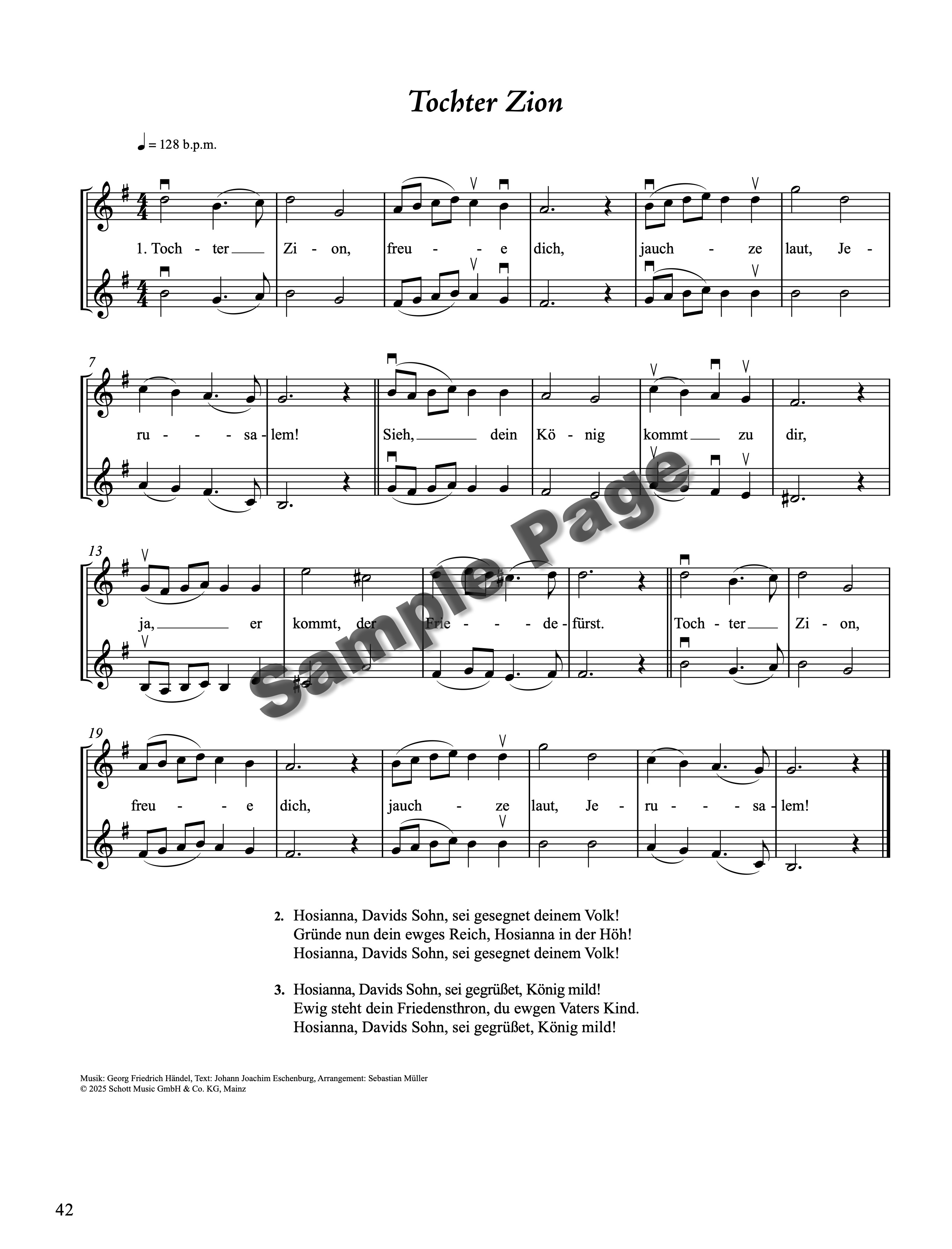45 Weihnachtslied-Klassiker Violine – Beispielseite 8