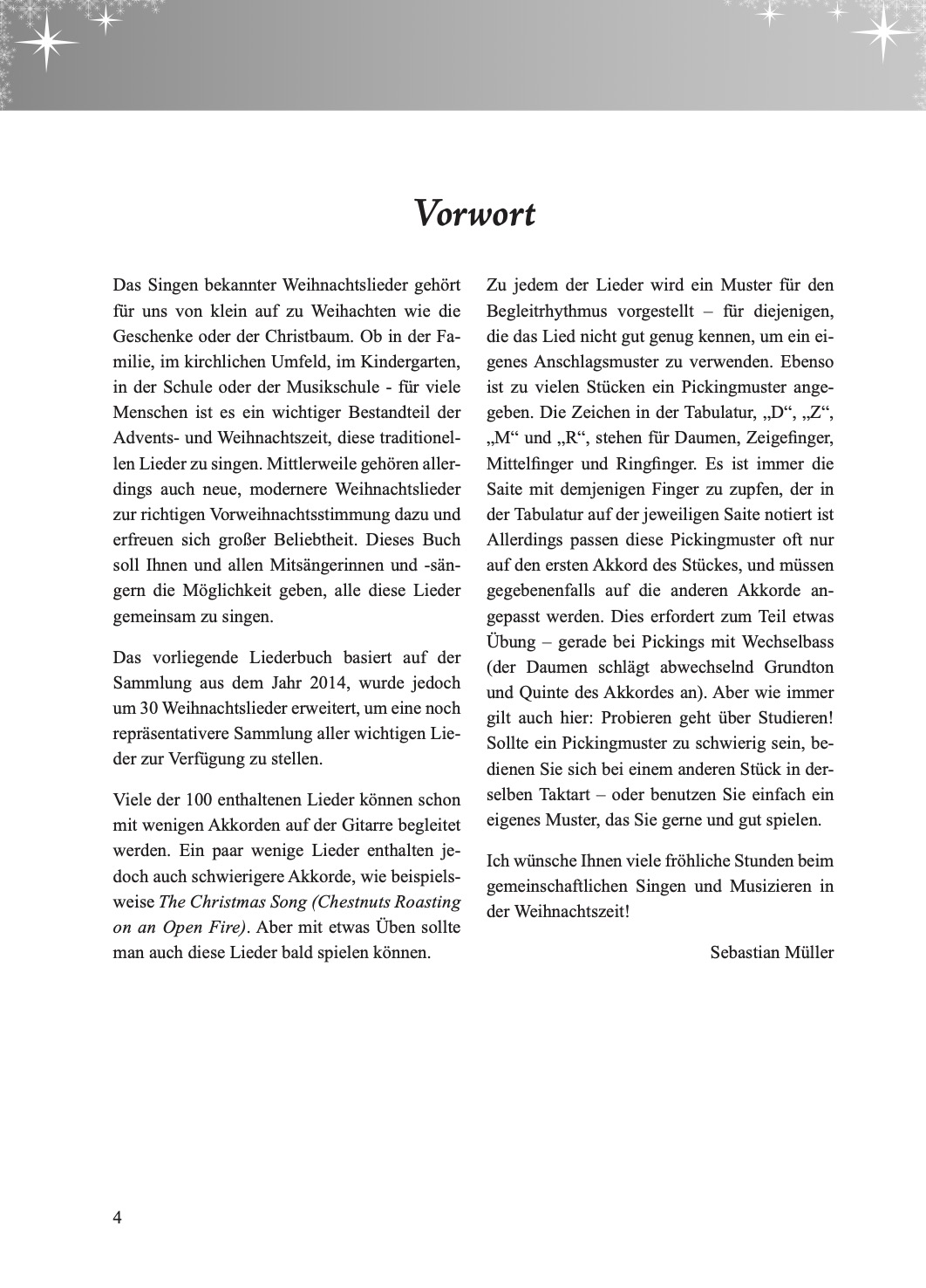 Weihnachtsliederbuch XXL – Beispielseite 5