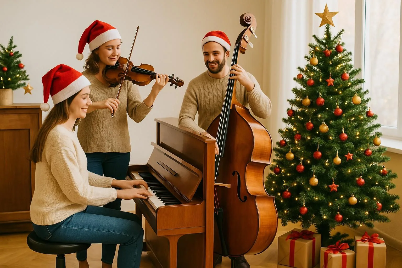 Weihnachtslieder fürs gemischte Ensemble: gemeinsam spielen